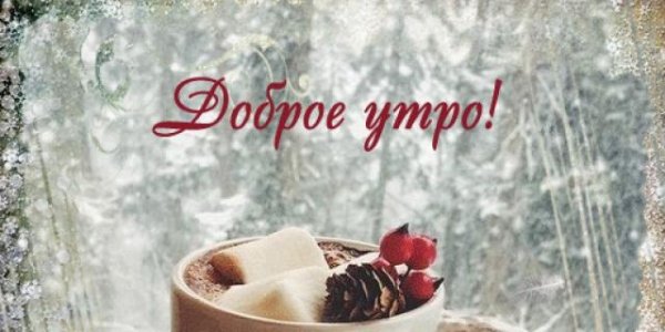 Доброе дождливое зимнее утро