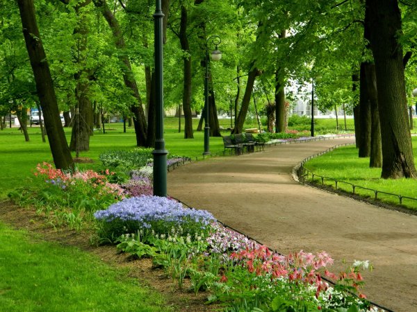Михайловский сад в Санкт-Петербурге