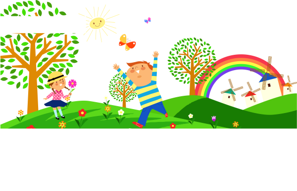 Иллюстрация парка