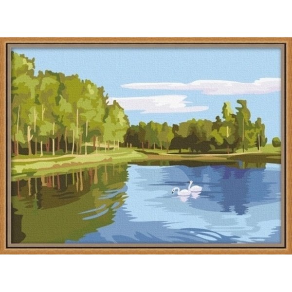 Речка рисунок