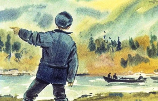 Иллюстрации к произведению "васиткино озеро