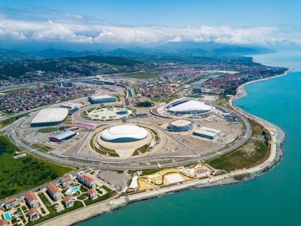 : Олимпийский парк, Имеретинская низменность, Сочи,