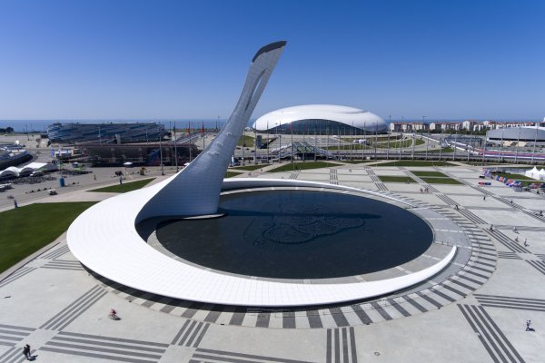 Набережная олимпийского парка Сочи