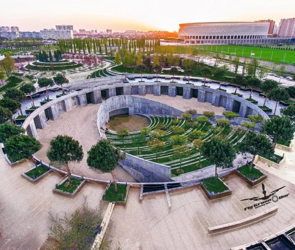 Парк Галицкого в Краснодаре амфитеатр