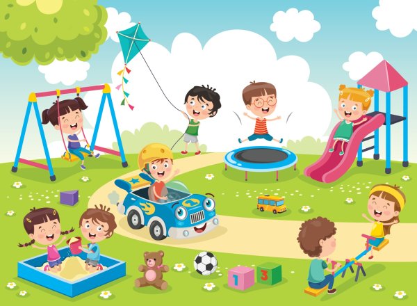 Play in the Park Kids illustration