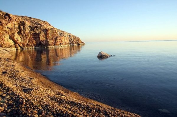 Казахстан соленое озеро Балхаш