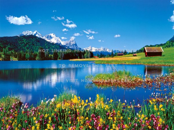 Волшебное горное озера