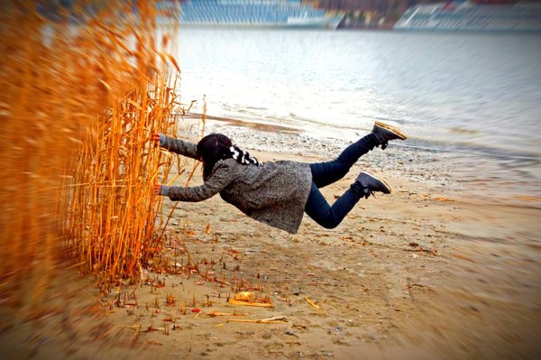 Сильный ветер