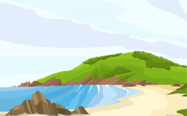 Море мультяшное