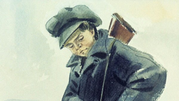 Иллюстрация к рассказу Васюткино озеро Виктор Петрович Астафьев