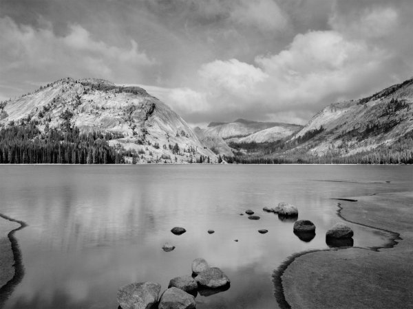 Ансель Адамс вечер озеро