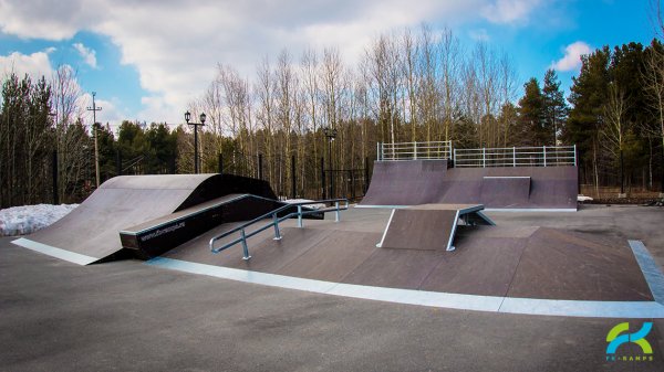 Скейт парк Пущино
