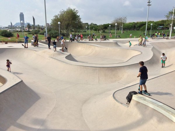 Барселона набережная Skate Park