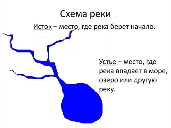 Схема реки