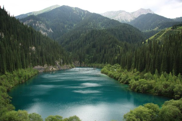 Озеро Каинды в Казахстане