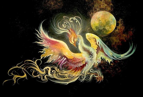 Симург птица Феникс