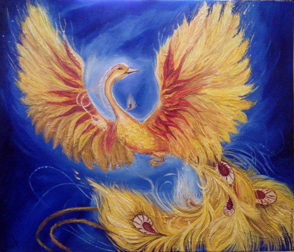 Птица Феникс Сказочная Жар птица