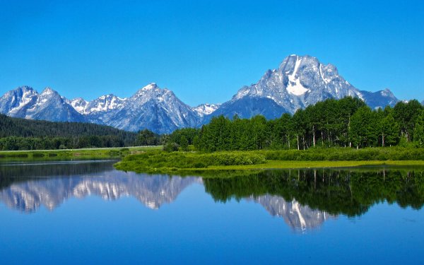 Природа горы озеро