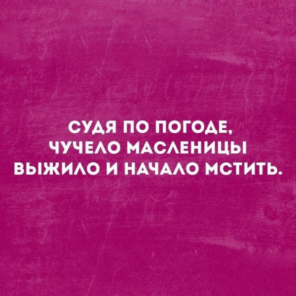 Судя по погоде чучело Масленицы выжило и начало мстить картинки