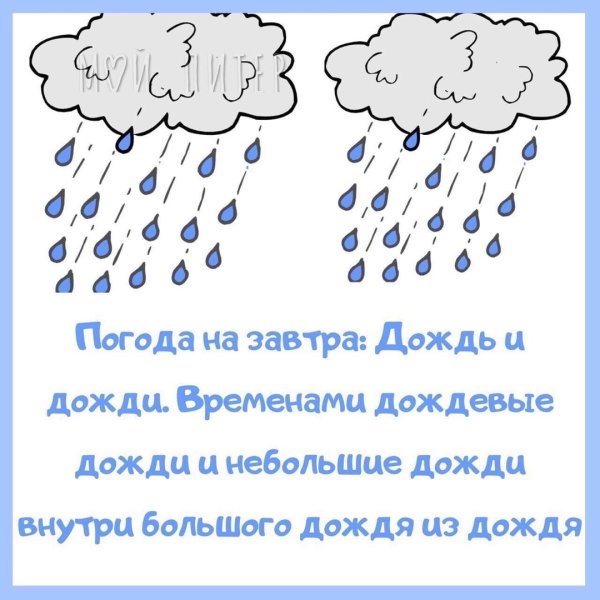 Шутки про дождь