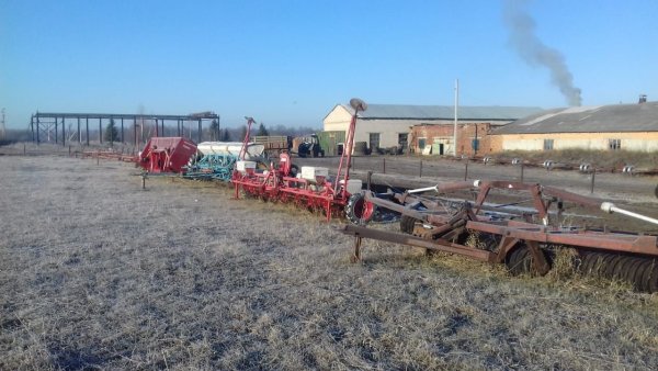 Машинный парк колхоза