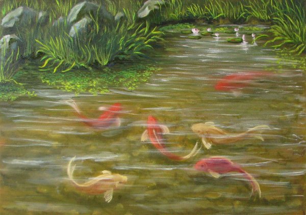 «Пруд с золотыми рыбками в Чартуэлле» (1932)