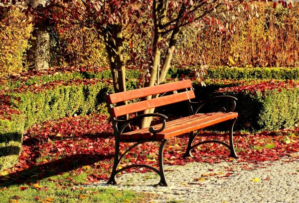 Старинные скамейки в парках