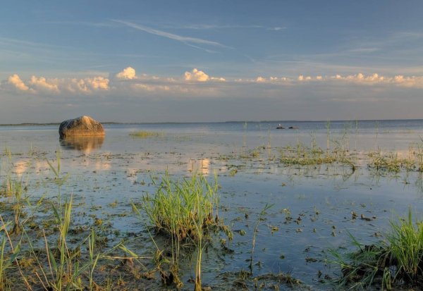 Чудское с псковским озеро