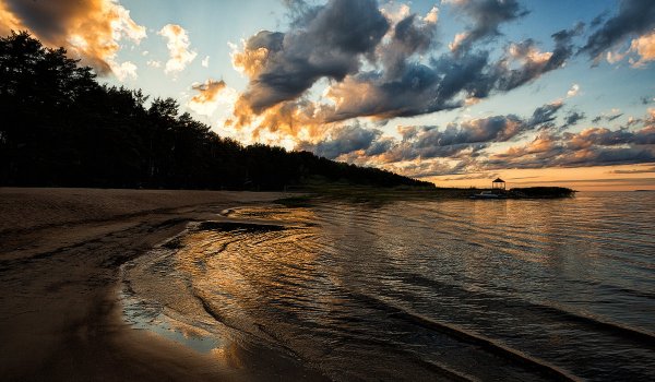 Псков озеро Псковское