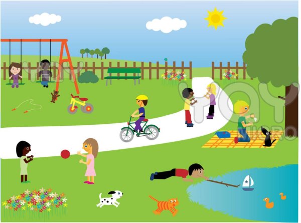 Рисунок 1 день в парке