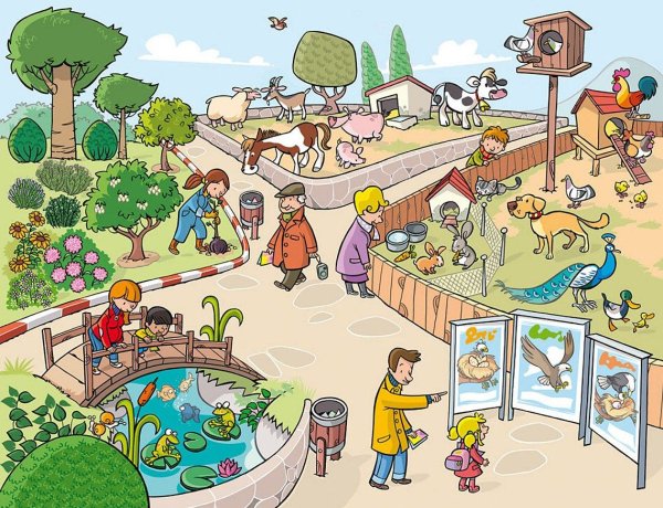 Ребенок описывает картинку