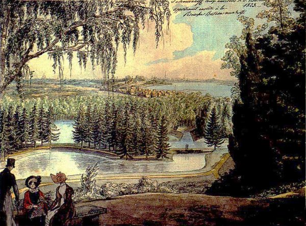 Шуваловский парк гора Парнас