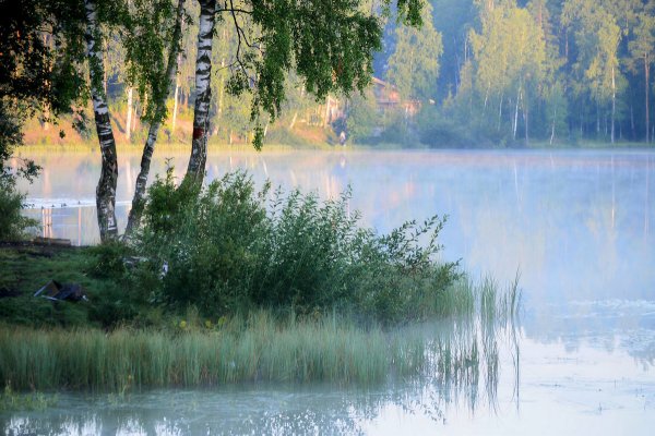Озеро утром
