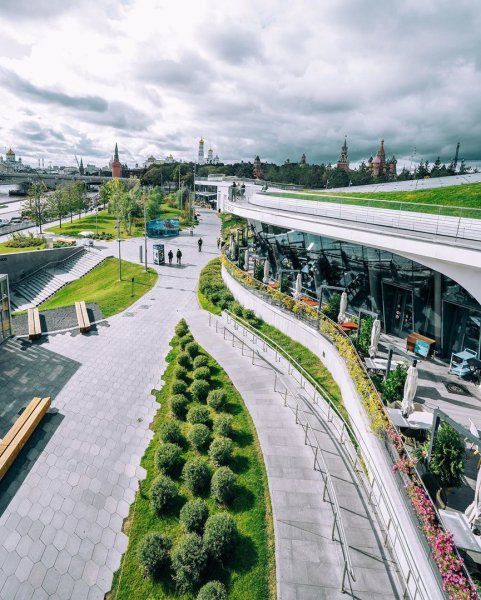 Ландшафтный парк Зарядье в Москве