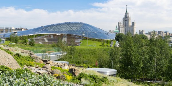 Парк Зарядье Москва 2021