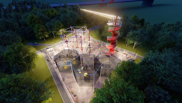 Парк «Бугринская роща» (ул. Саввы Кожевникова, 39) Новосиб каток