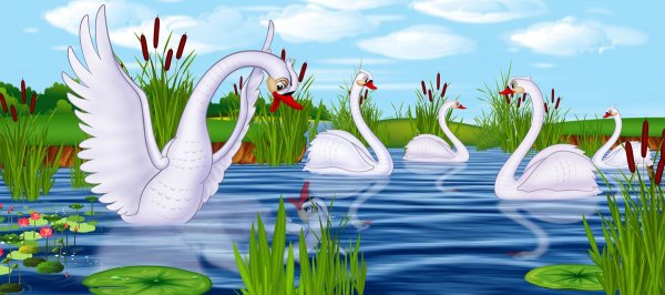 Андерсен Гадкий утенок лебедь