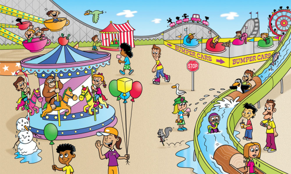 Аттракционы рисунок