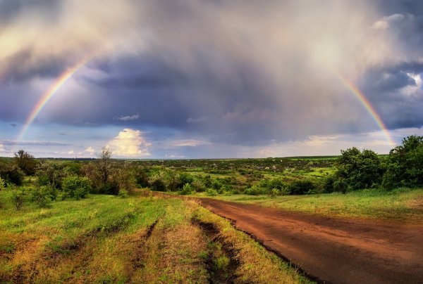 Фото Радуга после дождя