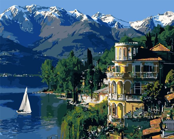 Лаго ди Комо Италия