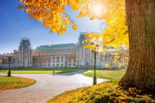 Парк Царицыно осень