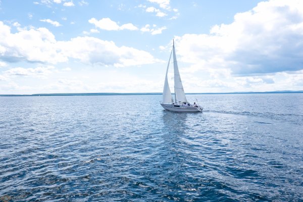 Озеро Увильды с парусами