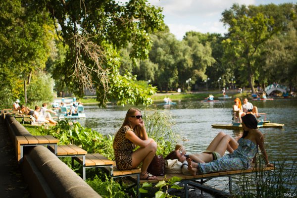 Парк Горького зоны отдыха