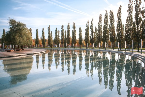 Парк Галицкого в Краснодаре фонтаны