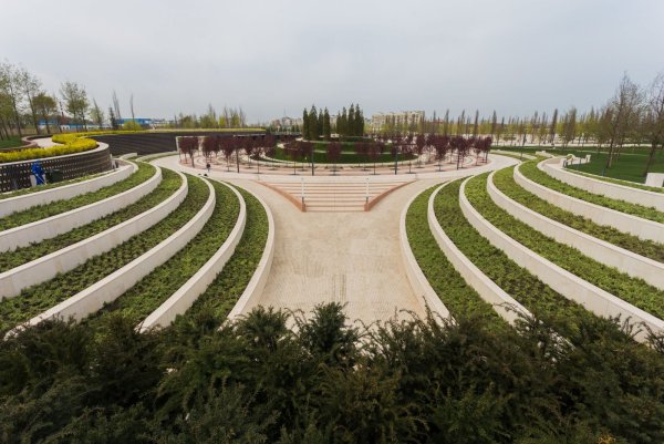 Парк Галицкого в Краснодаре стремительная река