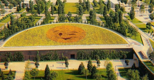 Парк Галицкого в Краснодаре вид сверху 2022