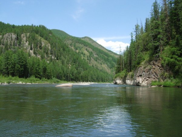 Республика Тыва река Енисей