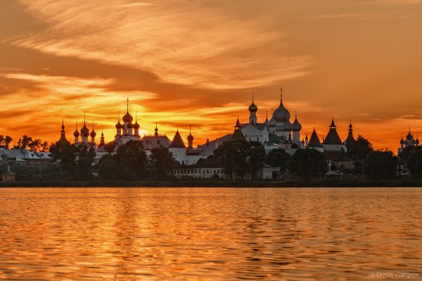 Озеро Неро Ростов Великий закат