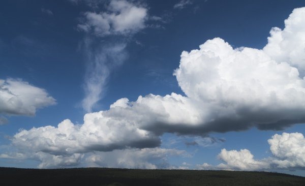 Пушистые облака