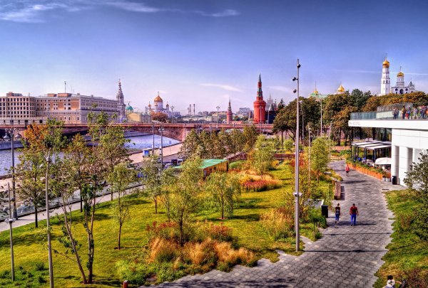 Красная площадь парк Зарядье